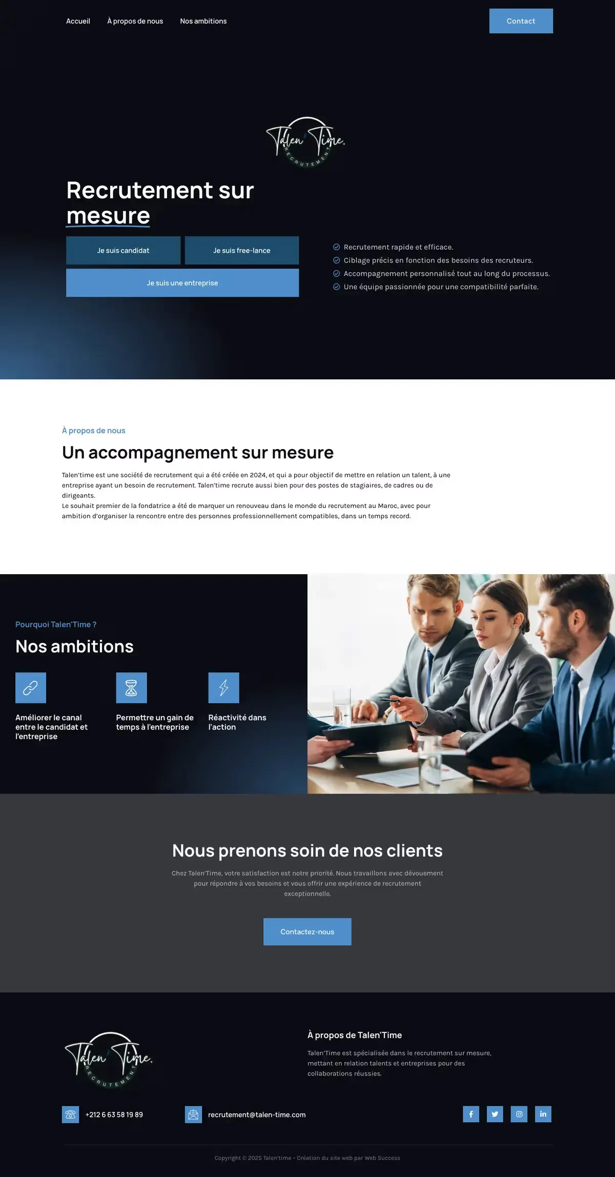 Talen’Time, page d’accueil