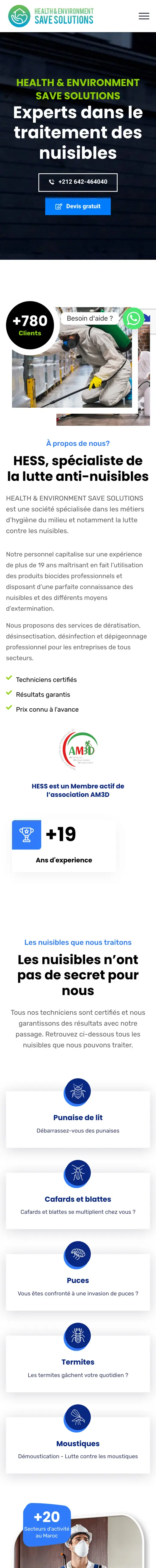 HESS, version mobile