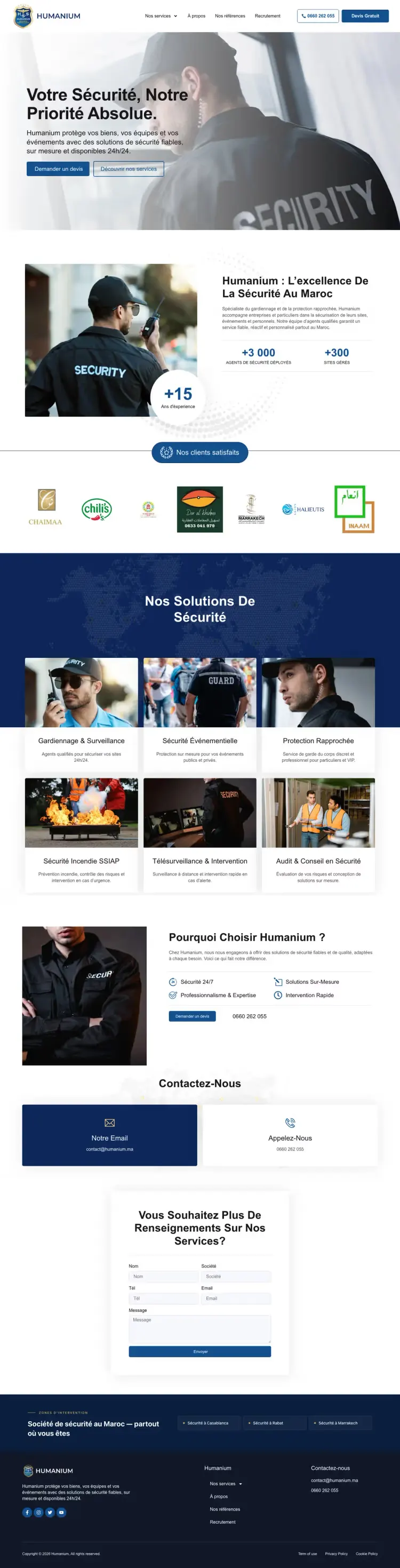 Humanium, page d’accueil
