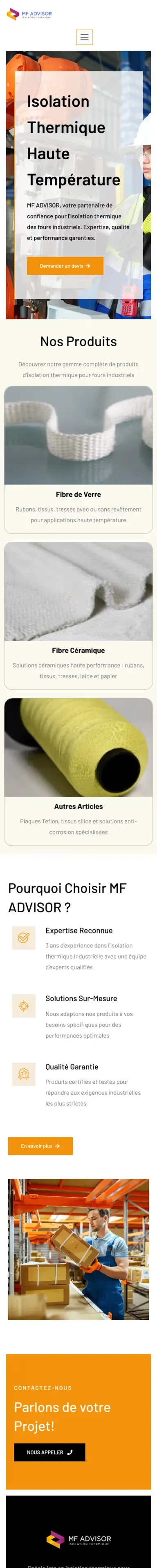 MF Advisor, version mobile