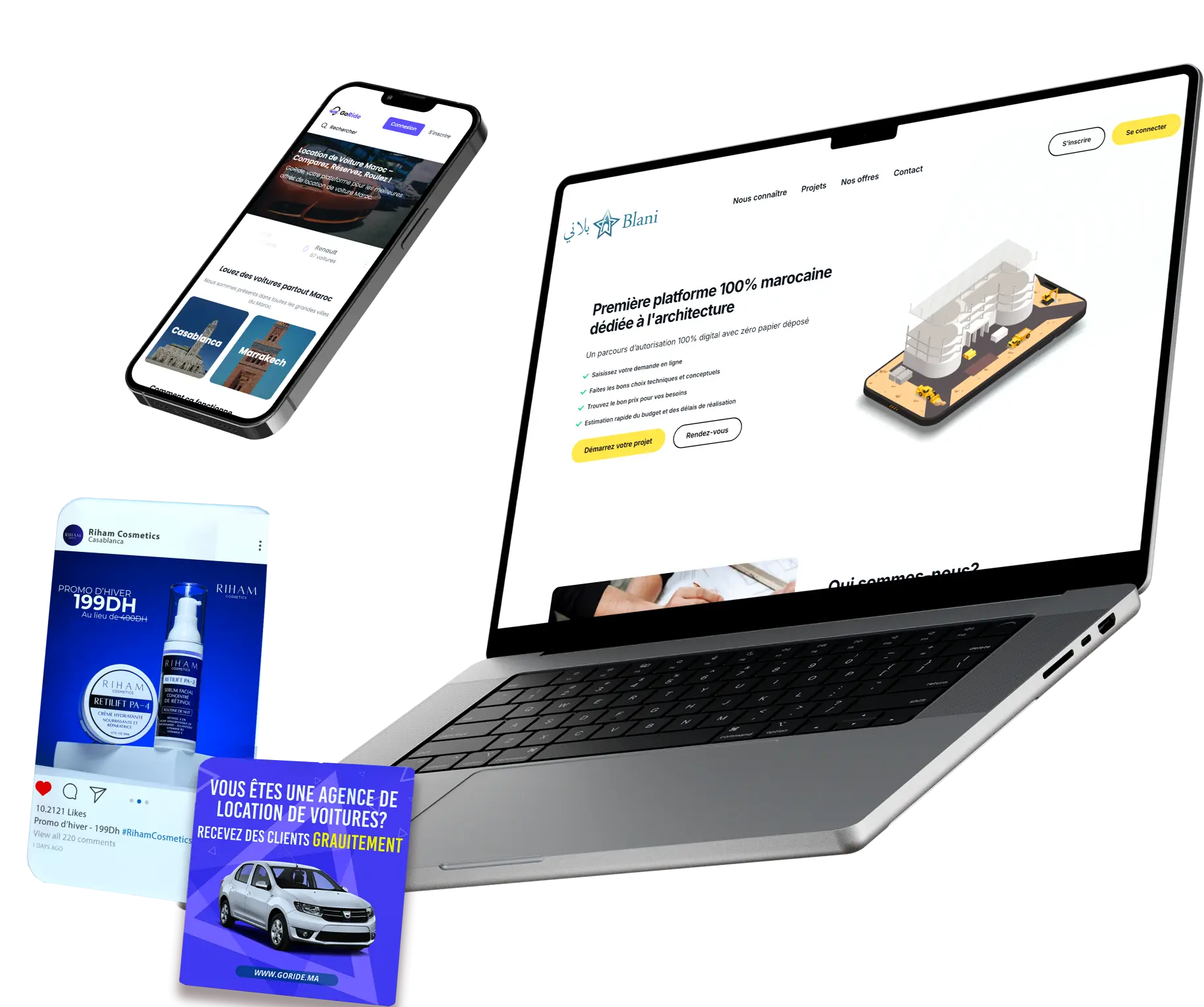 Nos réalisations web et marketing digital